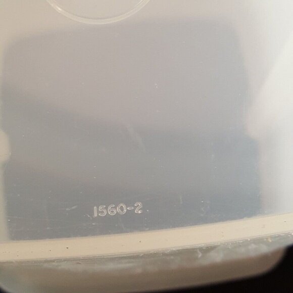 Vintage Tupperware Pick A Deli Pickle Olive Pepper Keeper 1560-2 Green Avocado - Picture 5 of 8